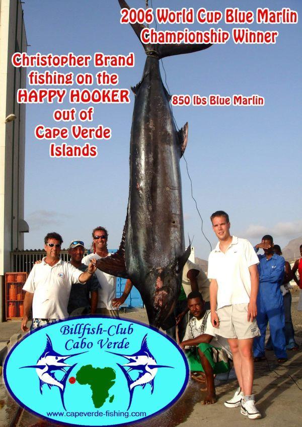 Blue Marlin Worldcup Winner 2006 - 850 lbs